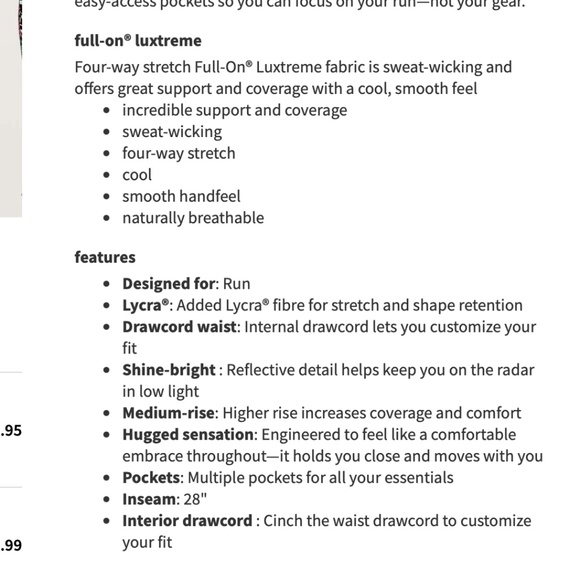 Lululemon Speed Up Tight *Full-On Luxtreme 28" Zen Clash Multi Size 10 - Picture 6 of 8